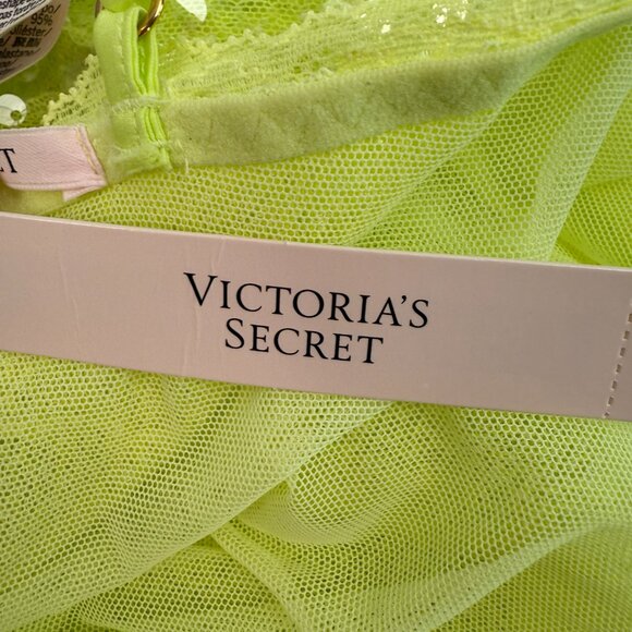 Victoria's Secret Sequin Spaghetti Straps Shimmer Mini Slip Dress - Picture 10 of 11